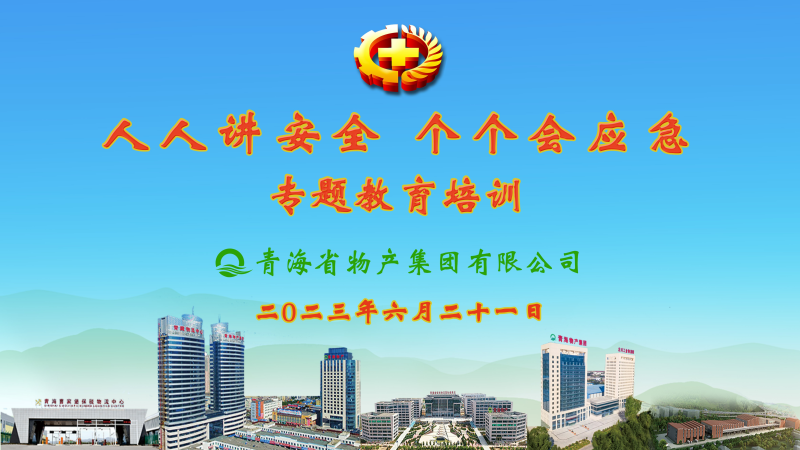 提高安全管理水平 落實全員安全責(zé)任——集團(tuán)安委會舉辦2023年“人人講安全，個個會應(yīng)急”專題教育培訓(xùn)
