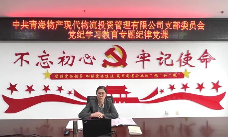 嚴明紀律作風 永葆政治本色——集團黨委書記、董事長劉玲同志講授專題紀律黨課