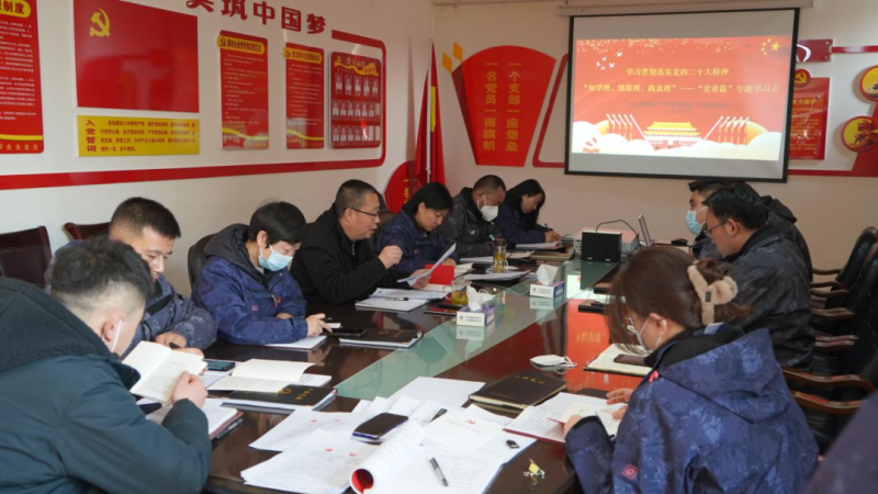 物產(chǎn)汽貿(mào)黨支部召開“知學理、悟原理、踐真理” ——黨章篇”專題學習會